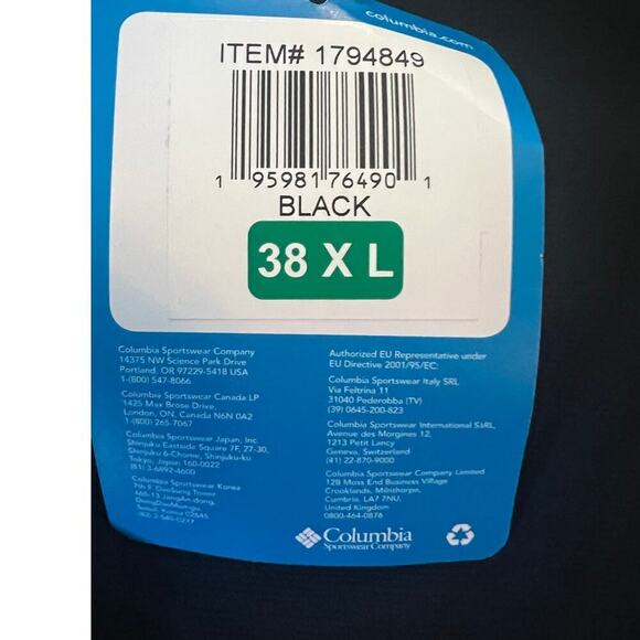 Men's Columbia Omni Shield Active Pant, Zip Ankle, 38 Large, Taper, NWT, Tech - Picture 11 of 13